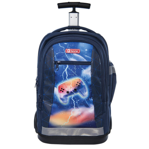 Lightning Video-Game Rolling School Bag for Boys